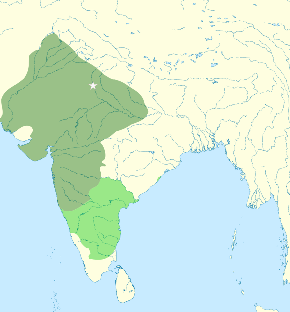 खिलजी वंश का क्षेत्र मैप (Map)
