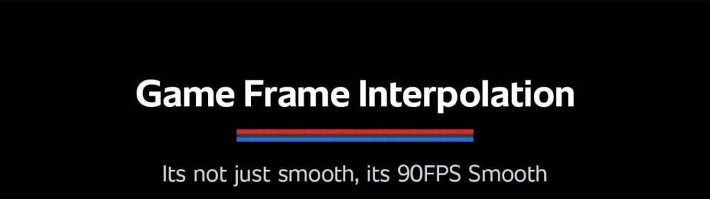 Game frame interpolation it's 90fps smooth