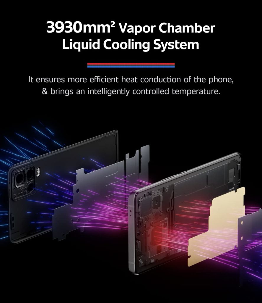 3930mm vapor chamber liquid cooling system