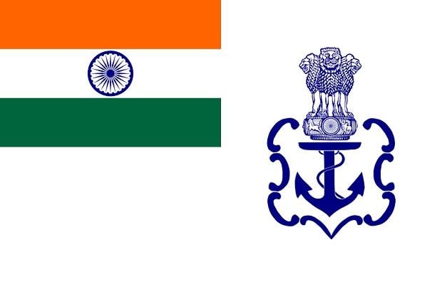 Indian Navy Flag 2001 Old