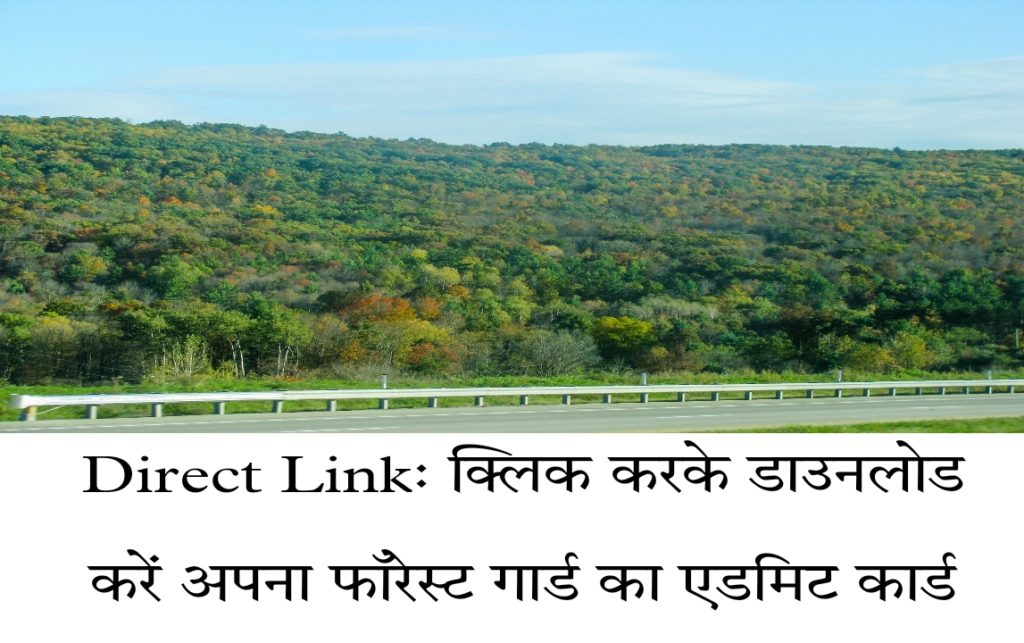 Rajasthan Forest Guard Admit Card 2022 RSSB PDF File Download  Direct Link