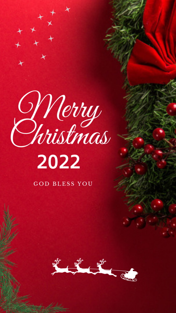Merry Christmas 2022 Status In Hindi Photo Card Images For Facebook, Instagram, WhatsApp, Messenger HD Download